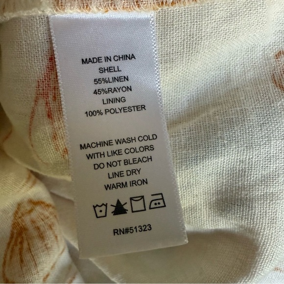 Cece Womens Sleeveless Linen Blend Tiered Maxi Sundress Nautical Beach Size XL - Picture 12 of 13